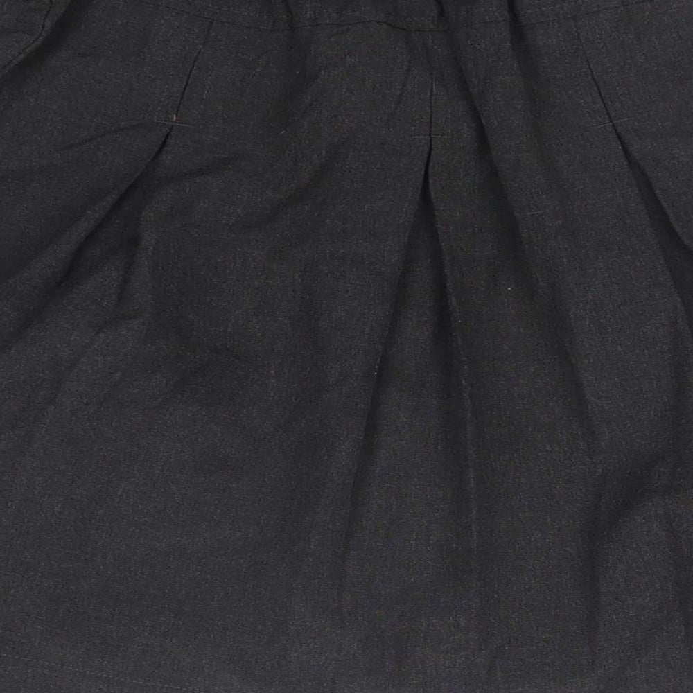 LILY & DAN Girls Grey Pleated Skirt Size 8-9 Years