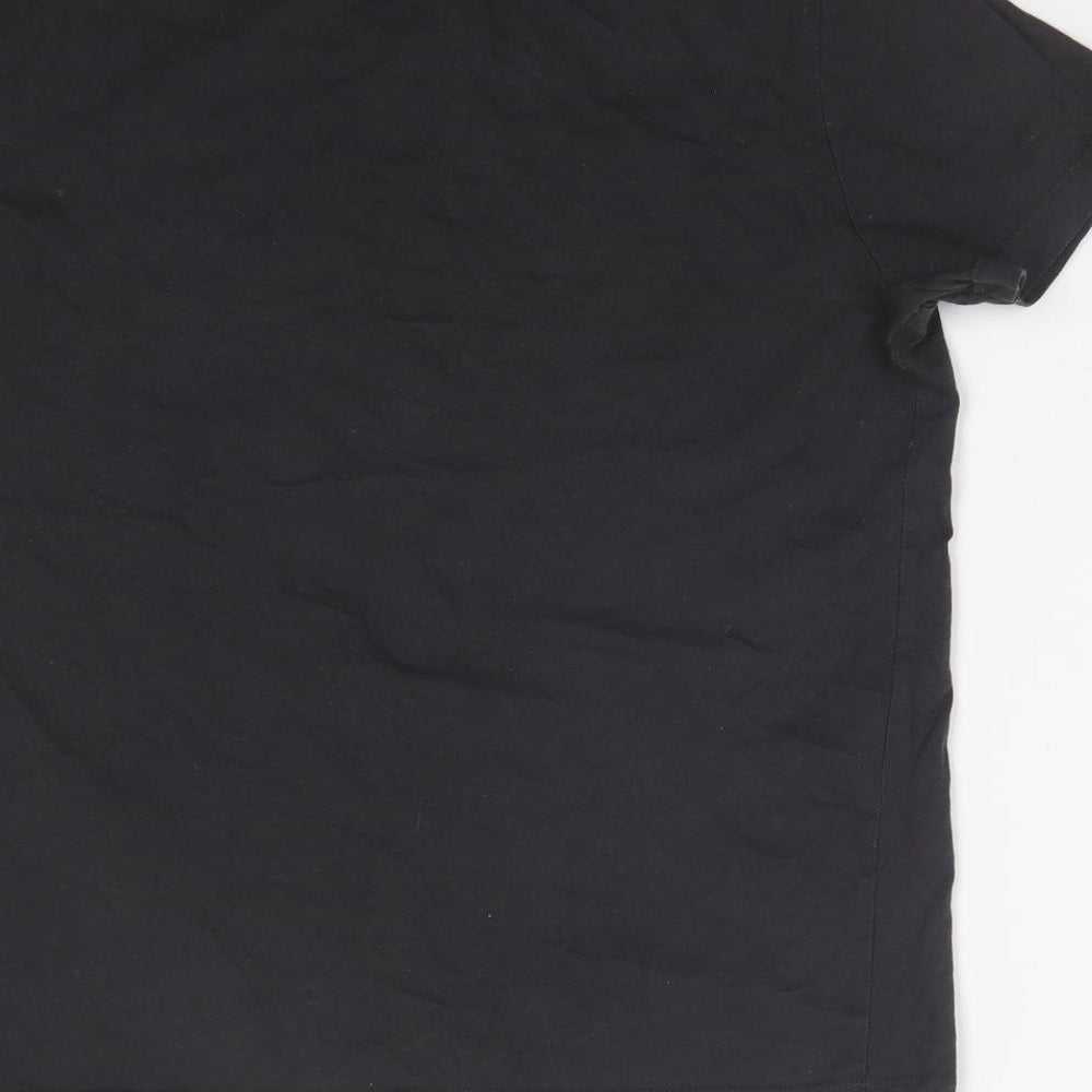 House Girls Black Basic T-Shirt Size S
