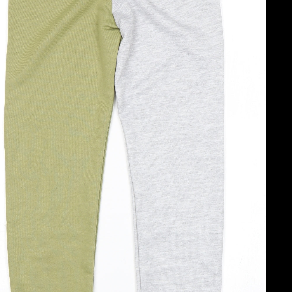 Boohoo Womens Multicoloured Sweatpants Trousers Size 10 L29 in