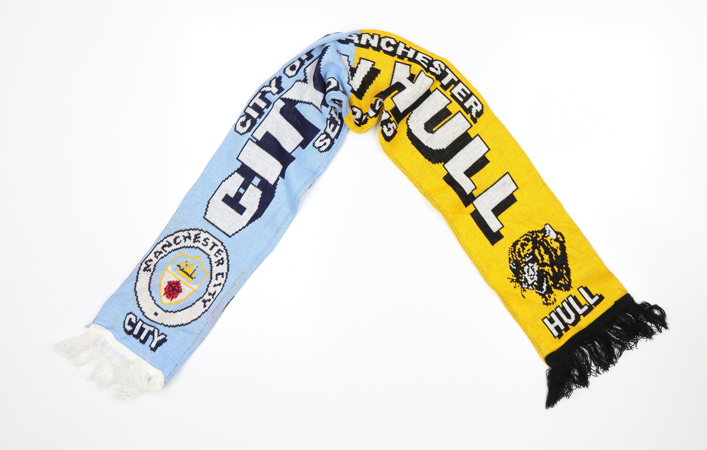 Preworn Football Scarf - Man City Vs Hull City