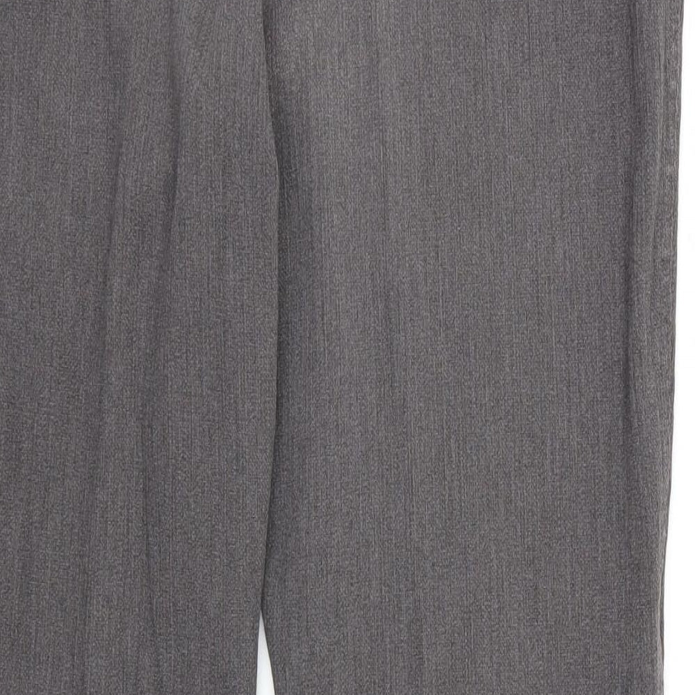 NL Collection Womens Grey Trousers Size 16 L28 in