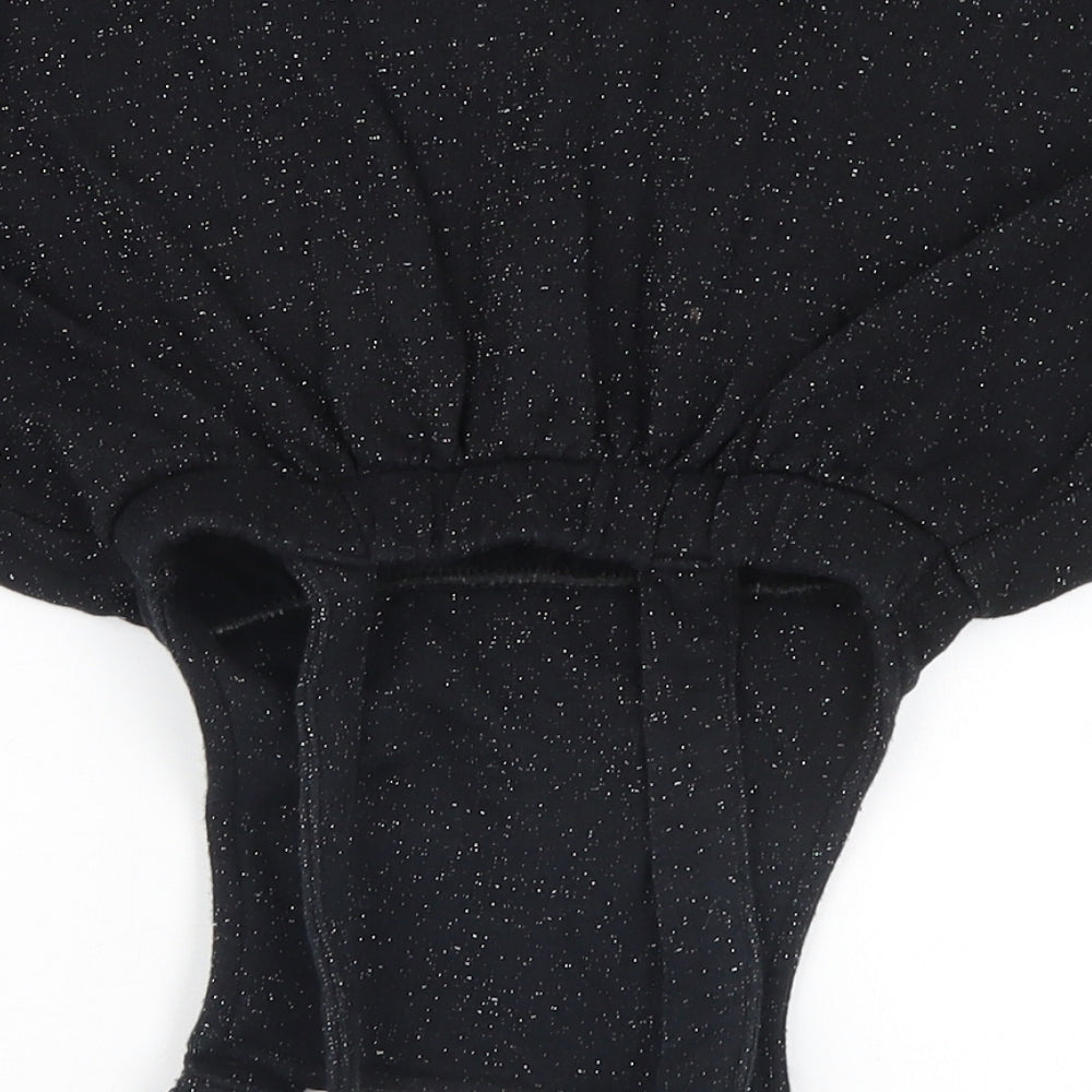 Preworn Girls Black A-Line - Bunny