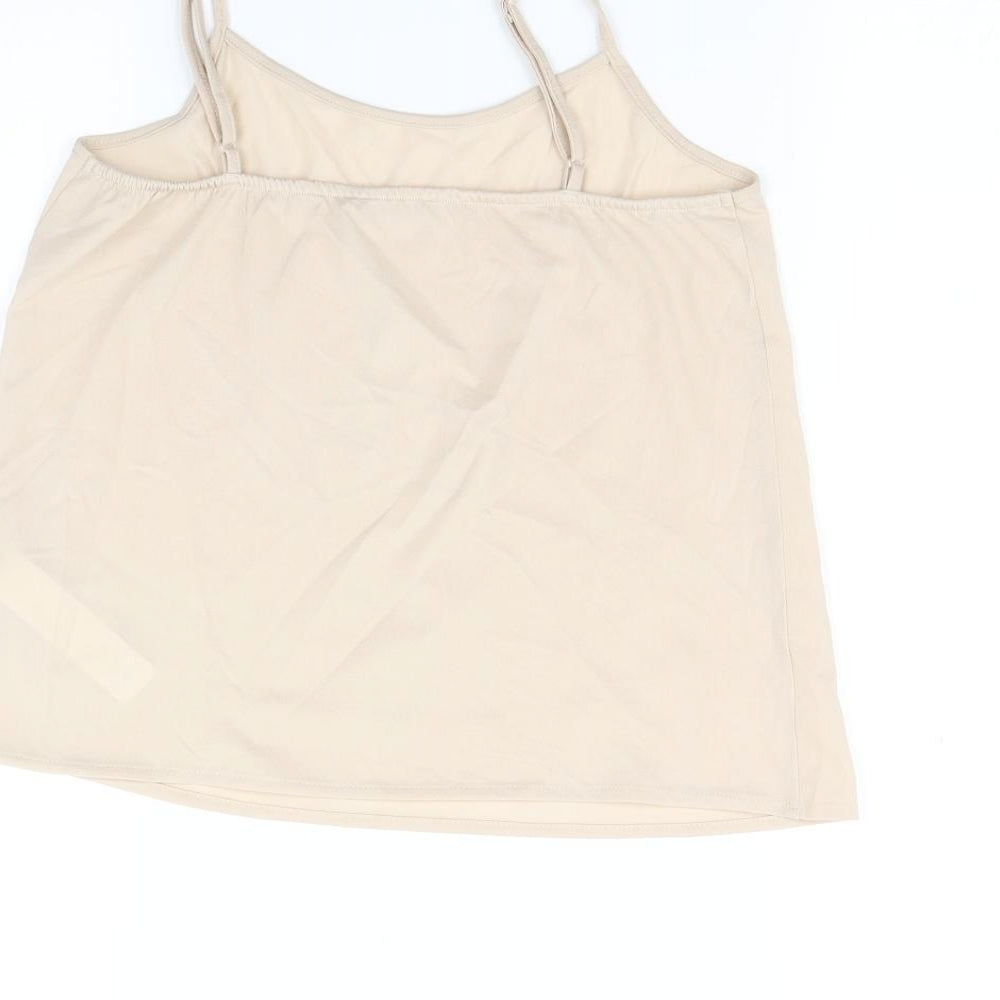 Marks and Spencer Girls Beige Camisole T-Shirt Size 11-12 Years