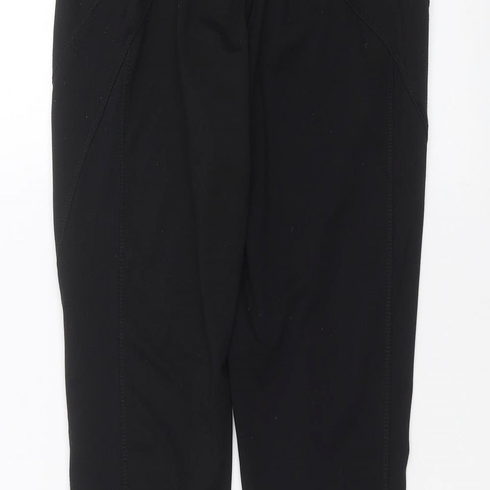 Workout Womens Black Jogger Leggings Size S L24 in