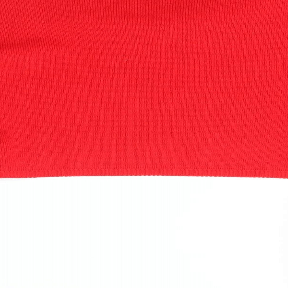REBELLIOUS Womens Red Pullover Jumper Size S