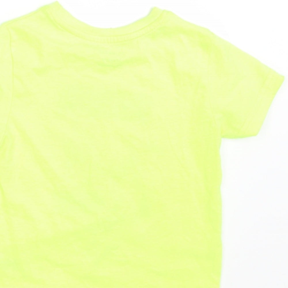 Primark Boys Yellow Basic T-Shirt Size 2-3 Years