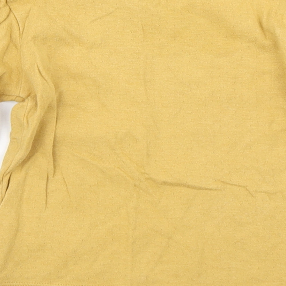 M&S Boys Yellow Basic T-Shirt Size 12-18 Months