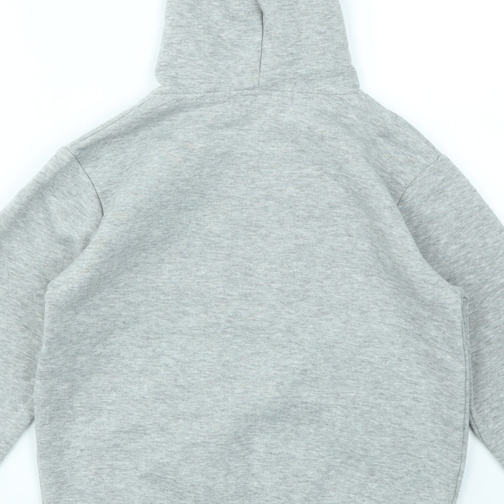 BLUE MOON Boys Grey Full Zip Sweatshirt Size 8 Years