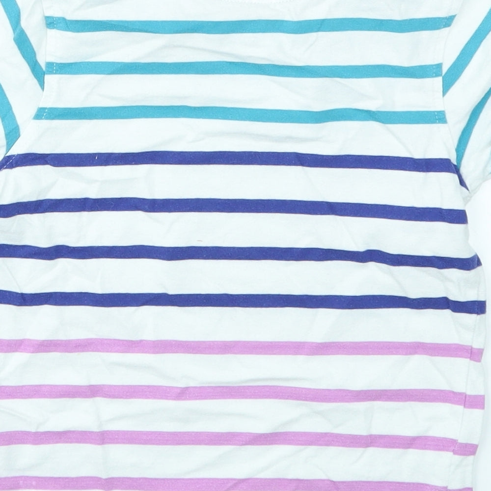 George Boys Multicoloured Striped Basic T-Shirt Size 5-6 Years