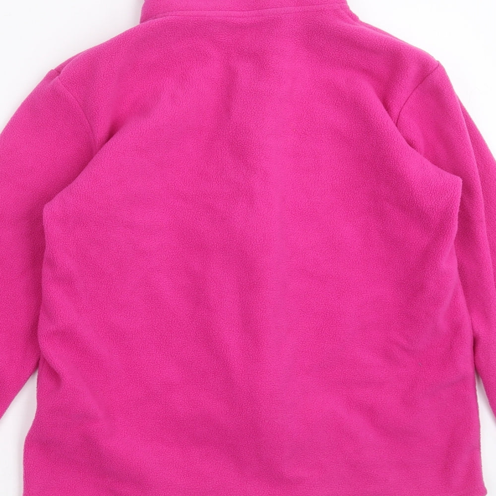 Freedom trail Womens Pink Fleece Full Zip Jumper Size 6