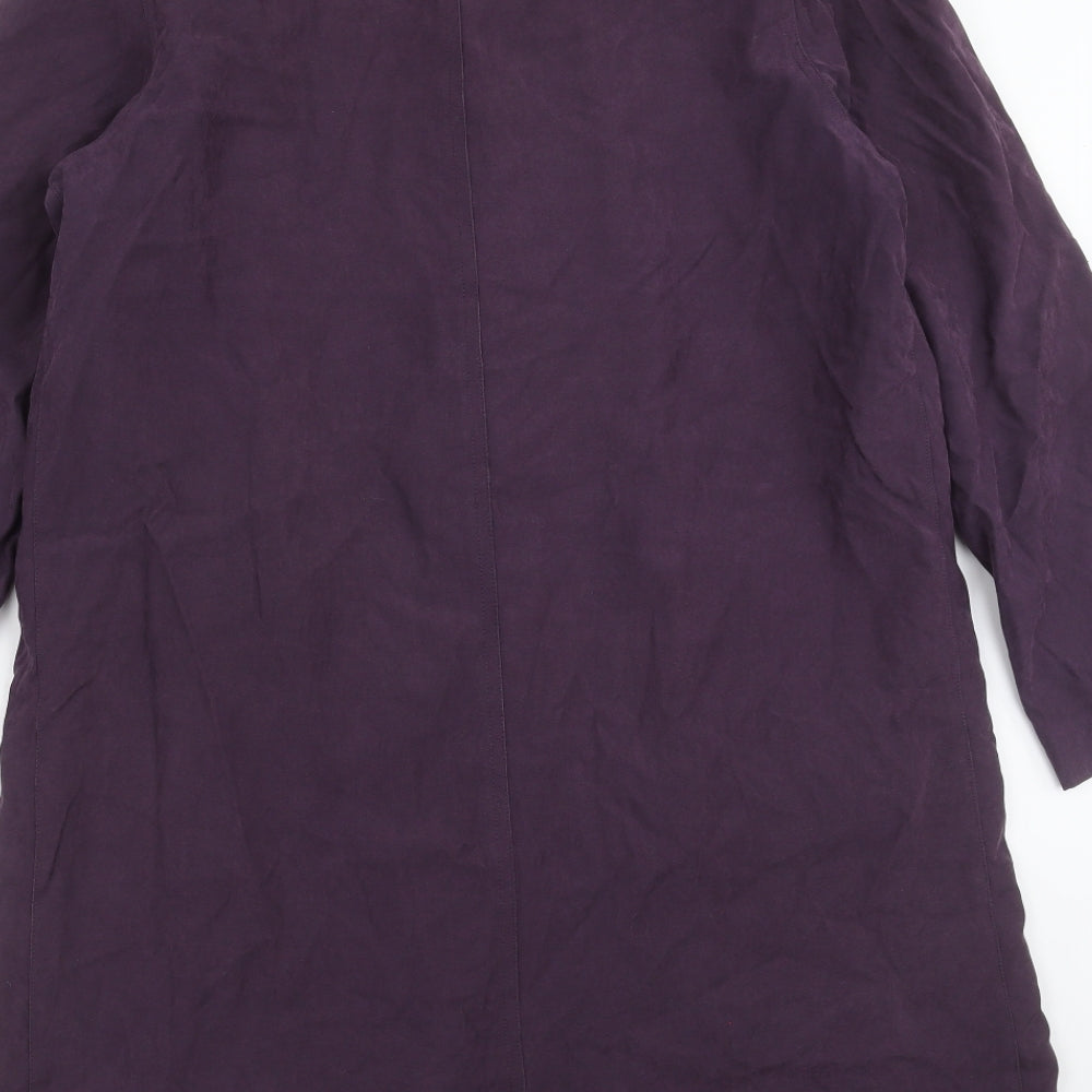 NuAge Womens Purple Jacket Coat Size 10