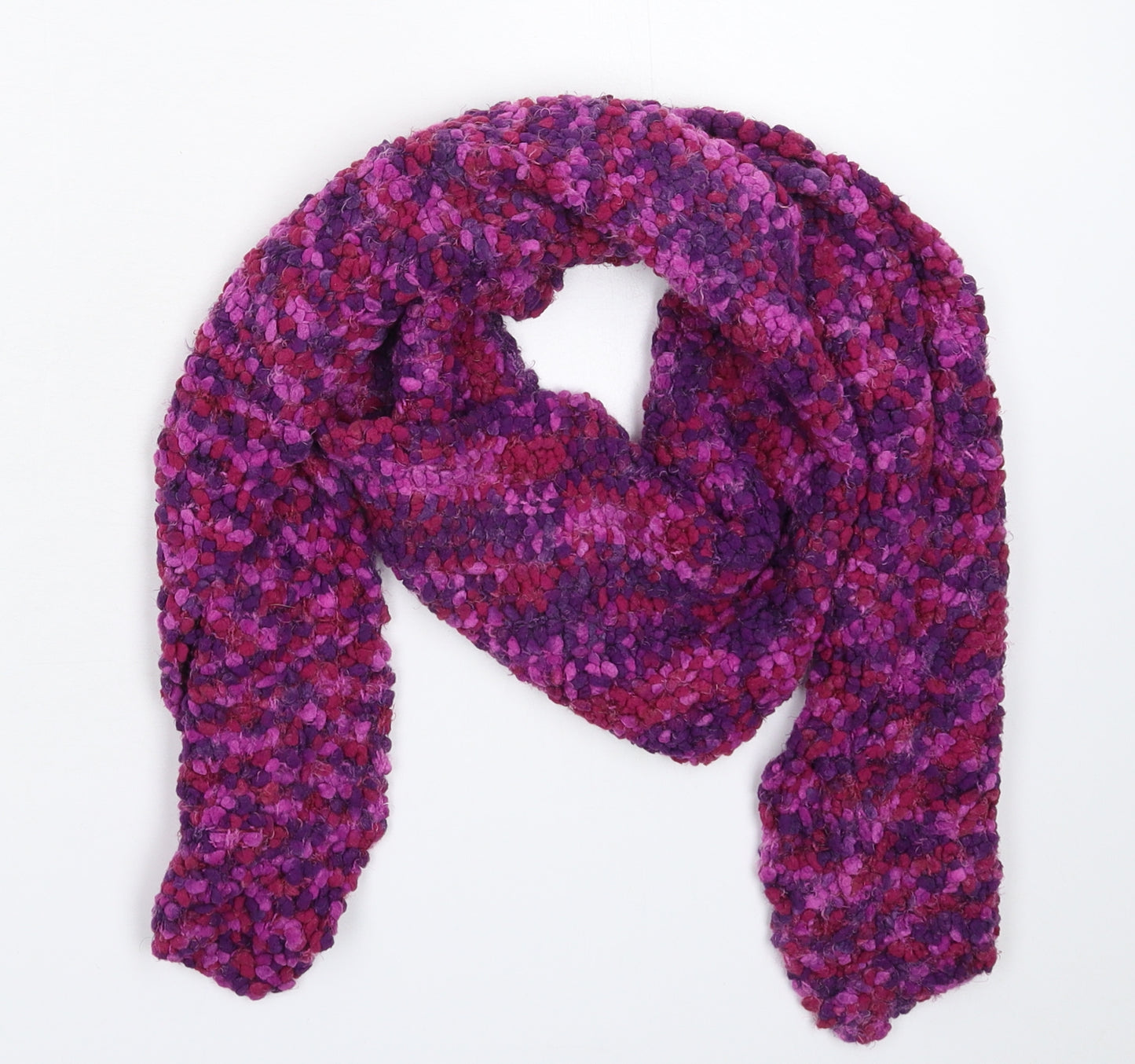 Preworn Womens Multicoloured Knit Scarf