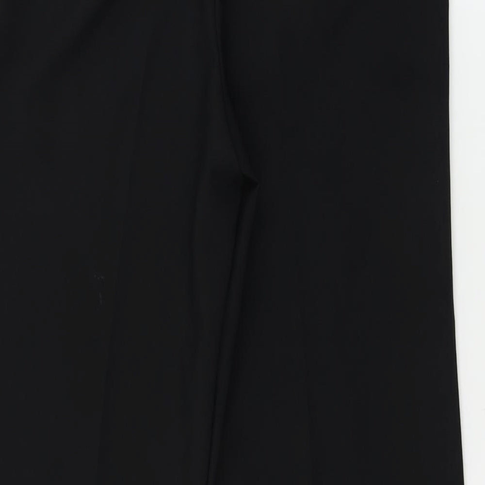 Marks and Spencer Womens Black Trousers Size 12 L28 in
