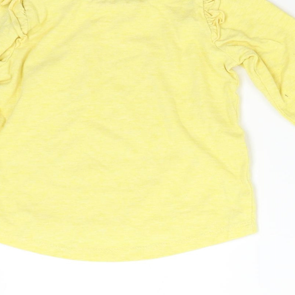 Nutmeg Baby Yellow Basic T-Shirt Size 12-18 Months