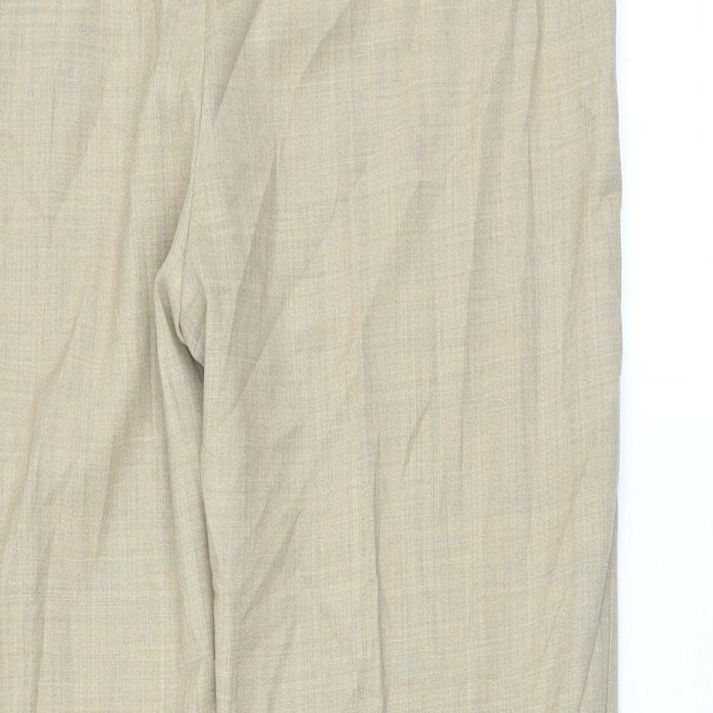 Dunnes Stores Womens Beige Trousers Size 12 L28.5 in