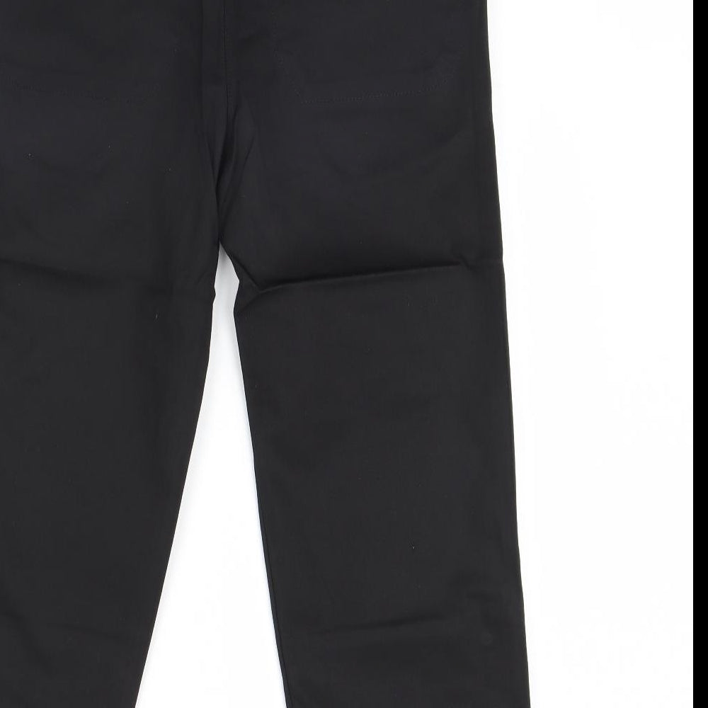 woose Womens Black Trousers Size 12 L23 in