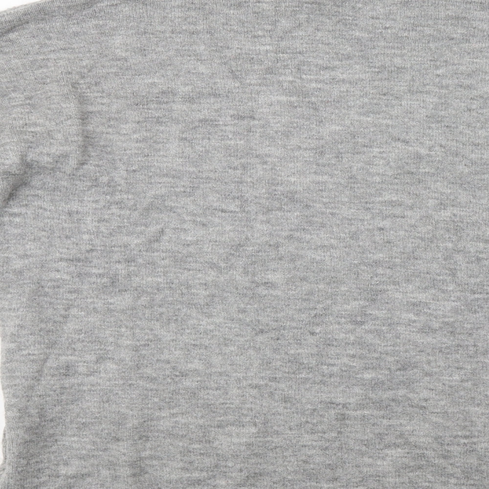 Peacocs Womens Grey Pullover Jumper Size M