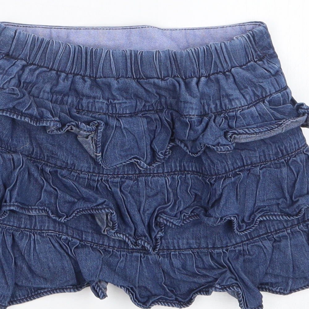 Gap Girls Blue Skater Skirt Size 4 Years