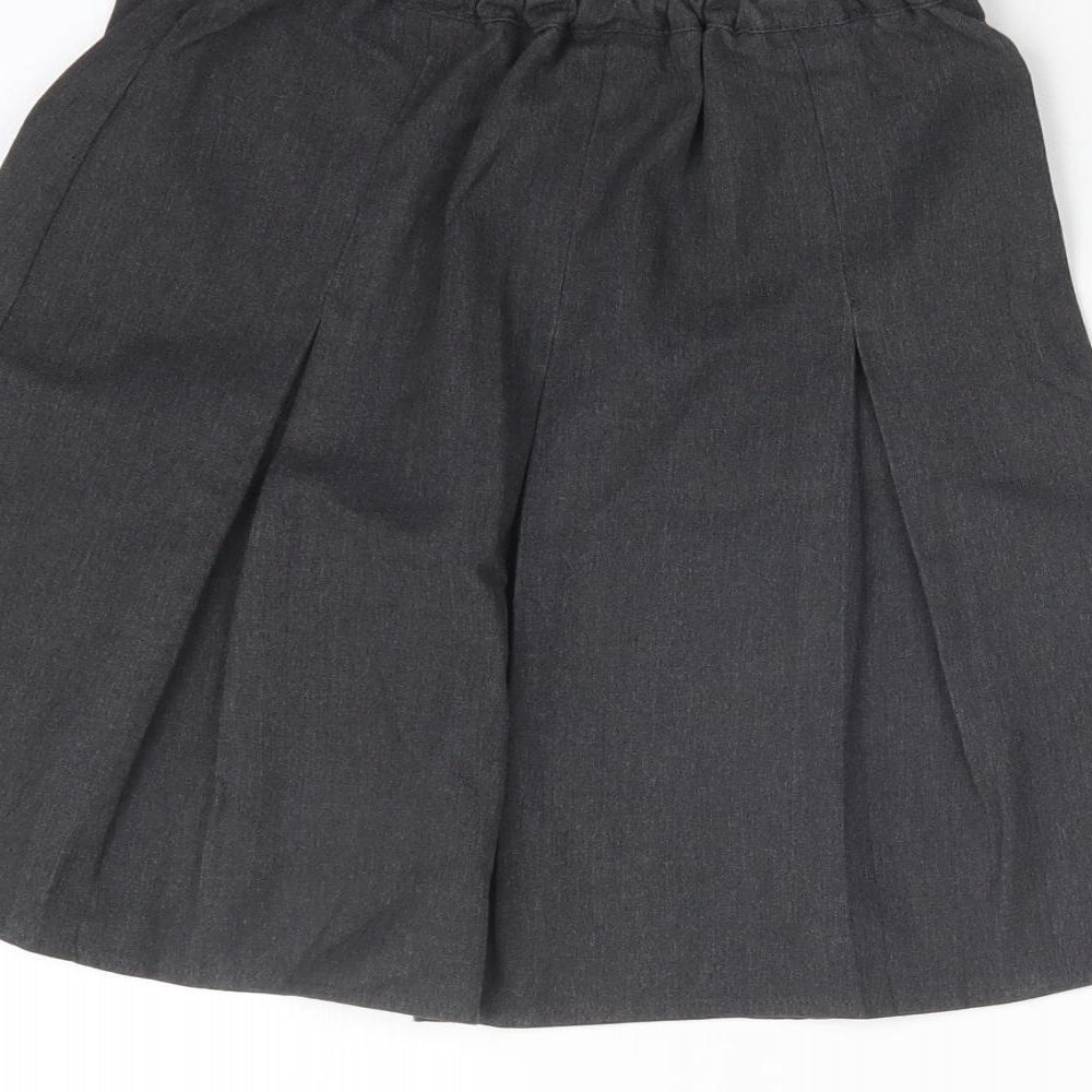 George Girls Grey Pleated Skirt Size 7-8 Years