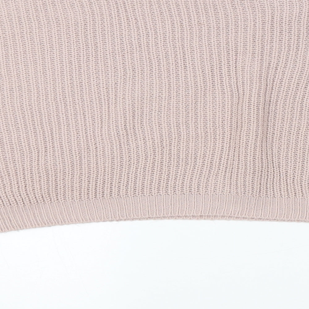 PRETTYLITTLETHING Womens Pink Pullover Jumper Size L