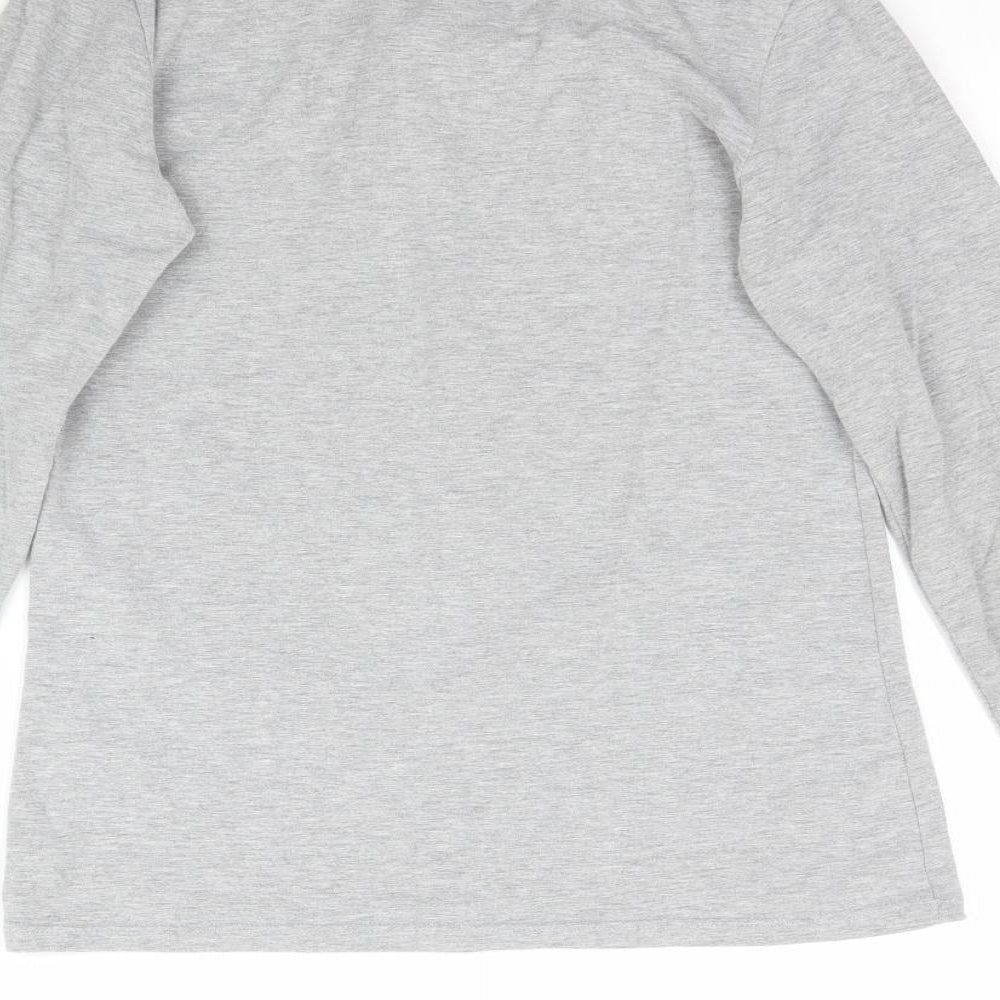 Ideal Womens Grey Basic T-Shirt Size M
