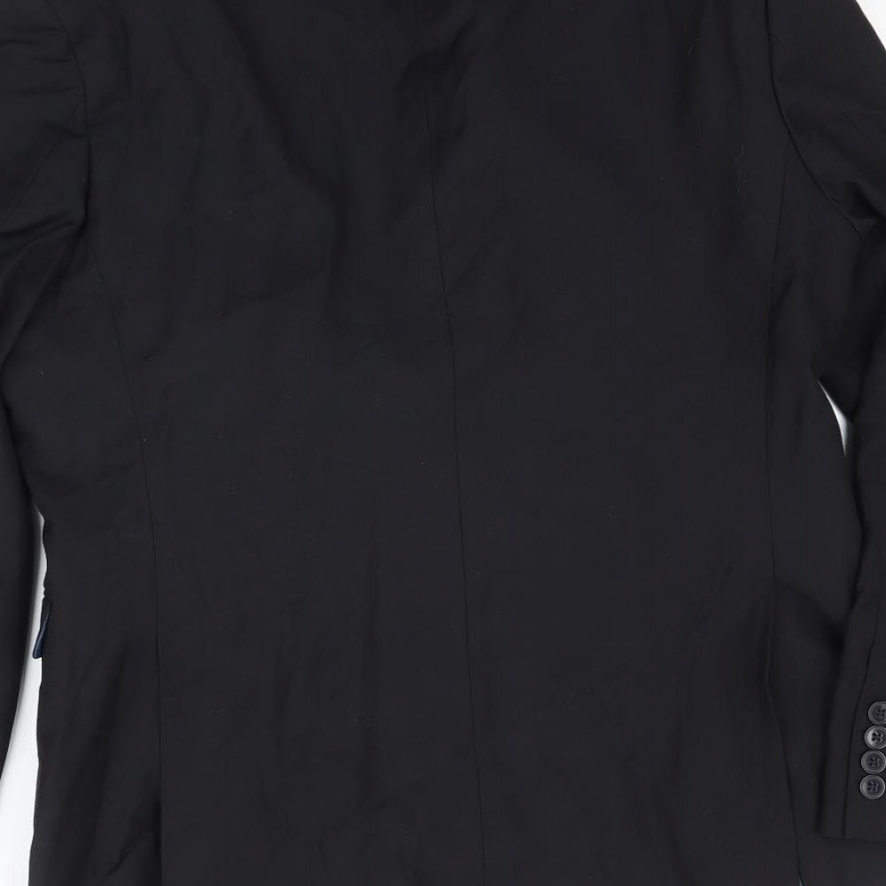 Burton Mens Black Jacket Suit Jacket Size 40