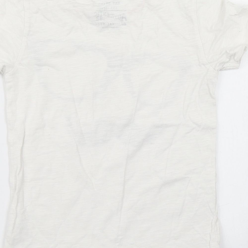 NEXT Girls White Basic T-Shirt Size 2-3 Years