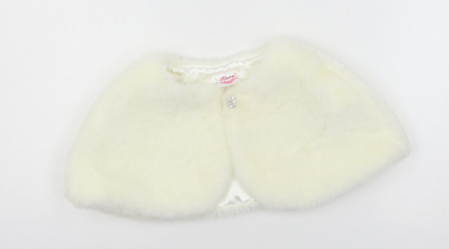 Flora Girls Ivory Scarf Scarves & Wraps One Size