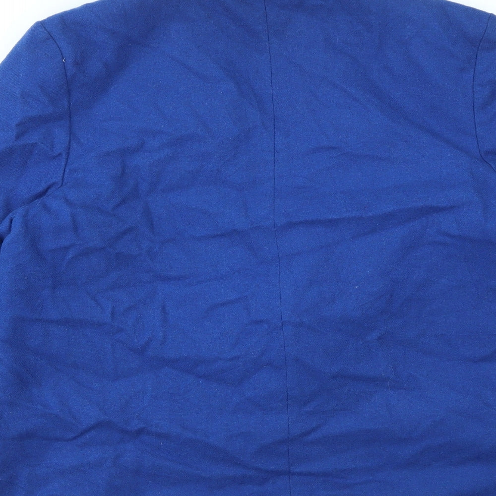 Littlewoods Womens Blue Jacket Blazer Size 16