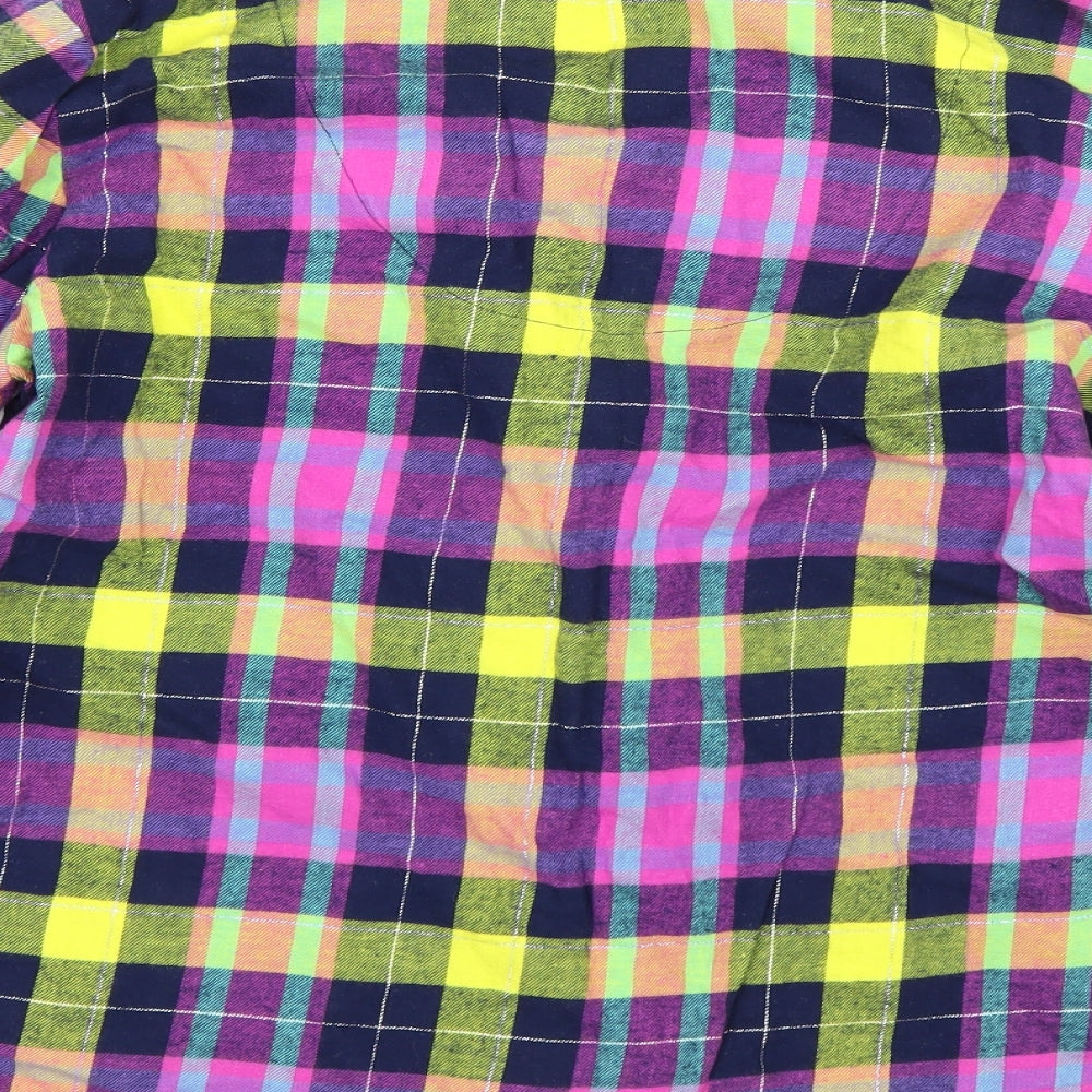 NEXT Womens Multicoloured Check Top Pyjama Top Size 14