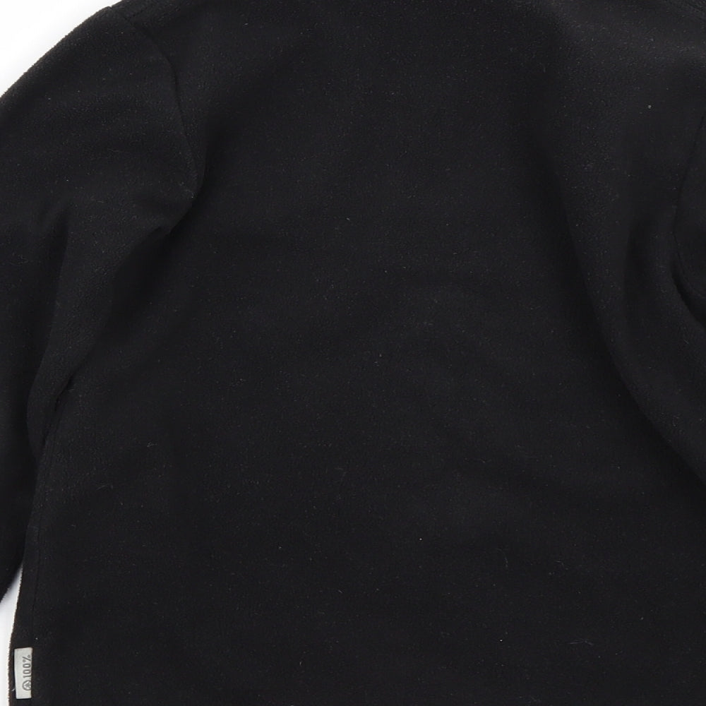 Quenchua Boys Black Pullover Sweatshirt Size 8 Years
