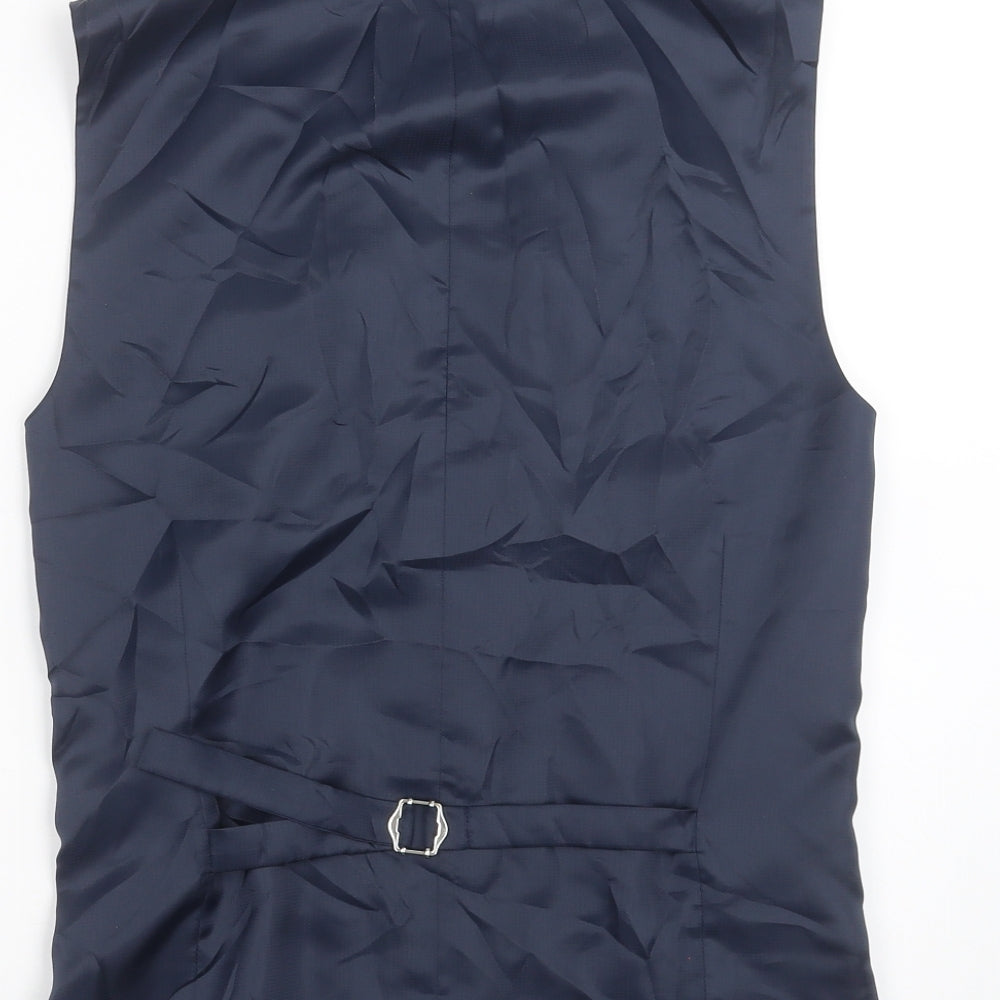 NEXT Mens Grey Jacket Suit Waistcoat Size S