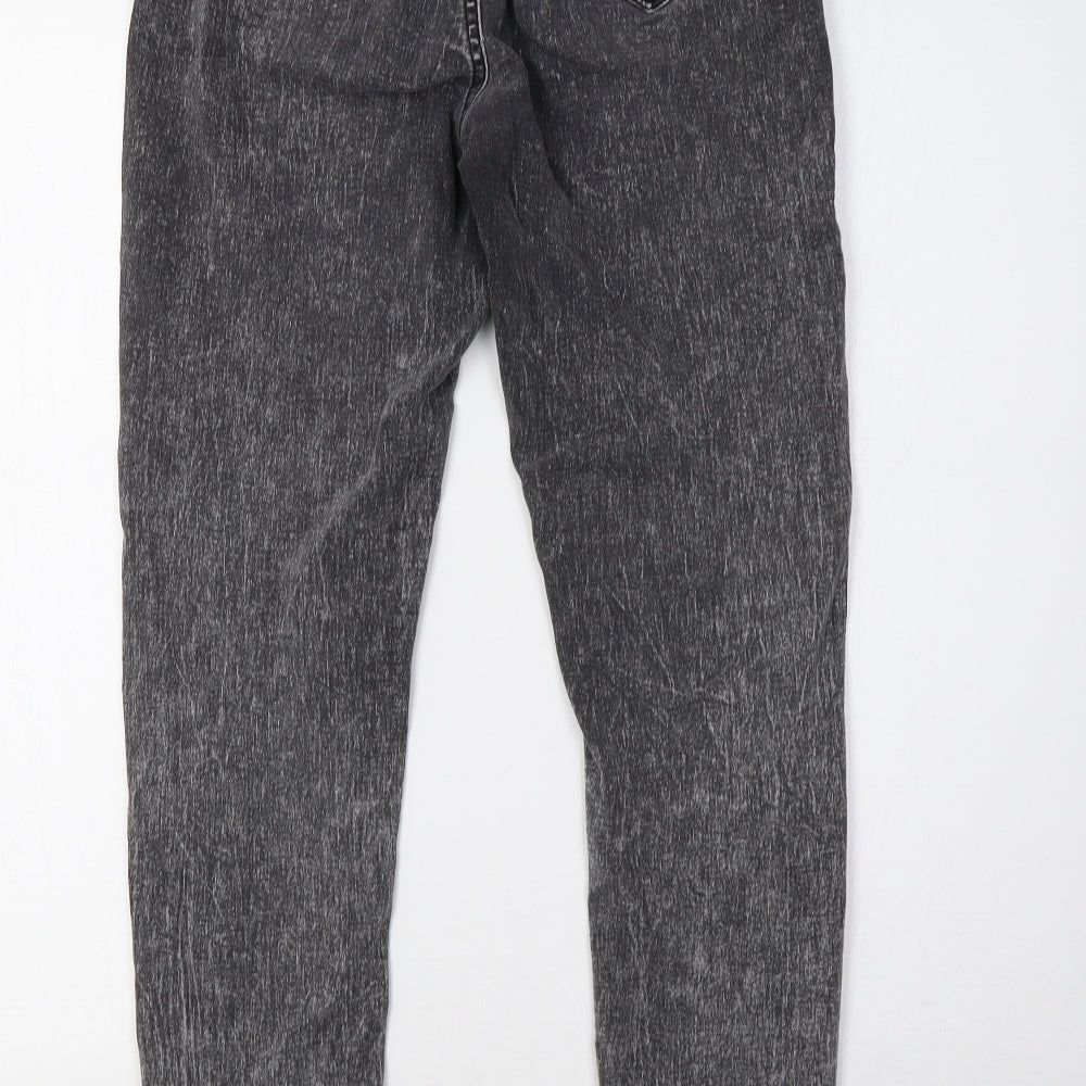 Primark Womens Grey Denim Skinny Jeans Size 8 L31 in