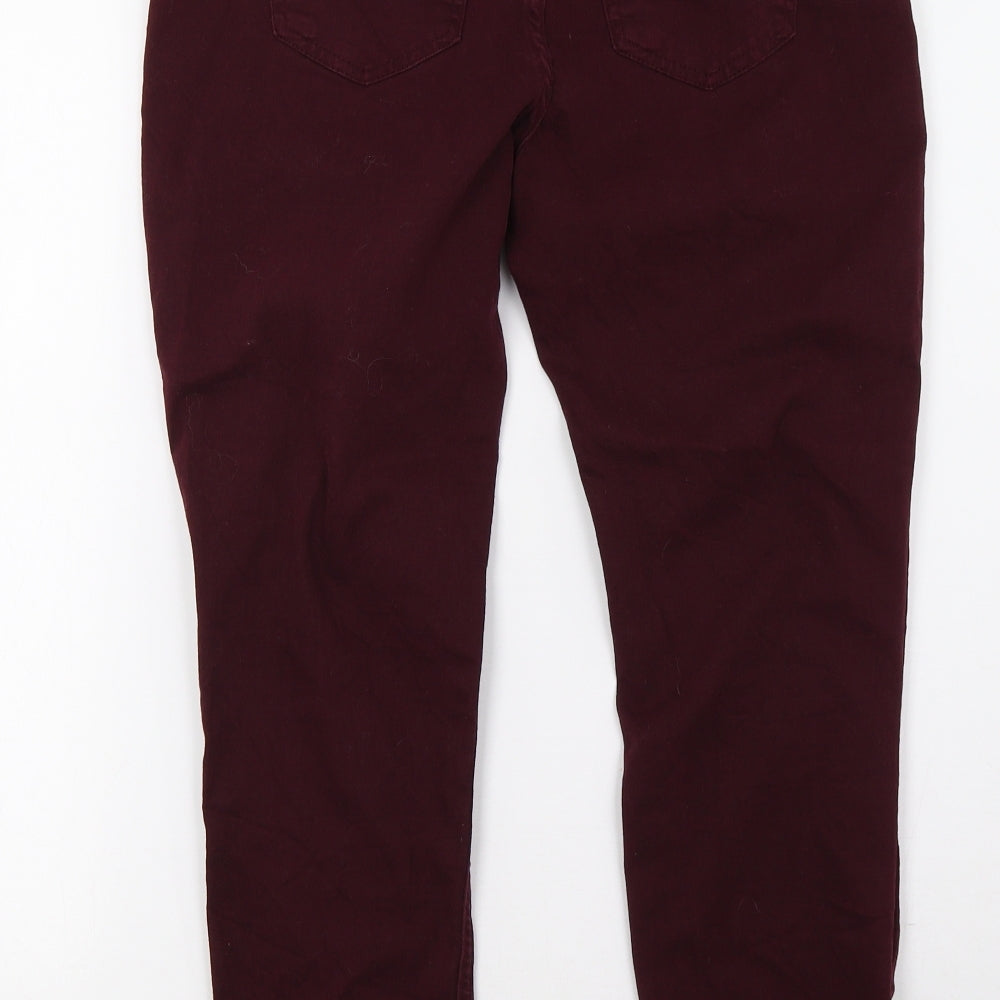 newlook Womens Purple Denim Skinny Jeans Size 10 L28 in