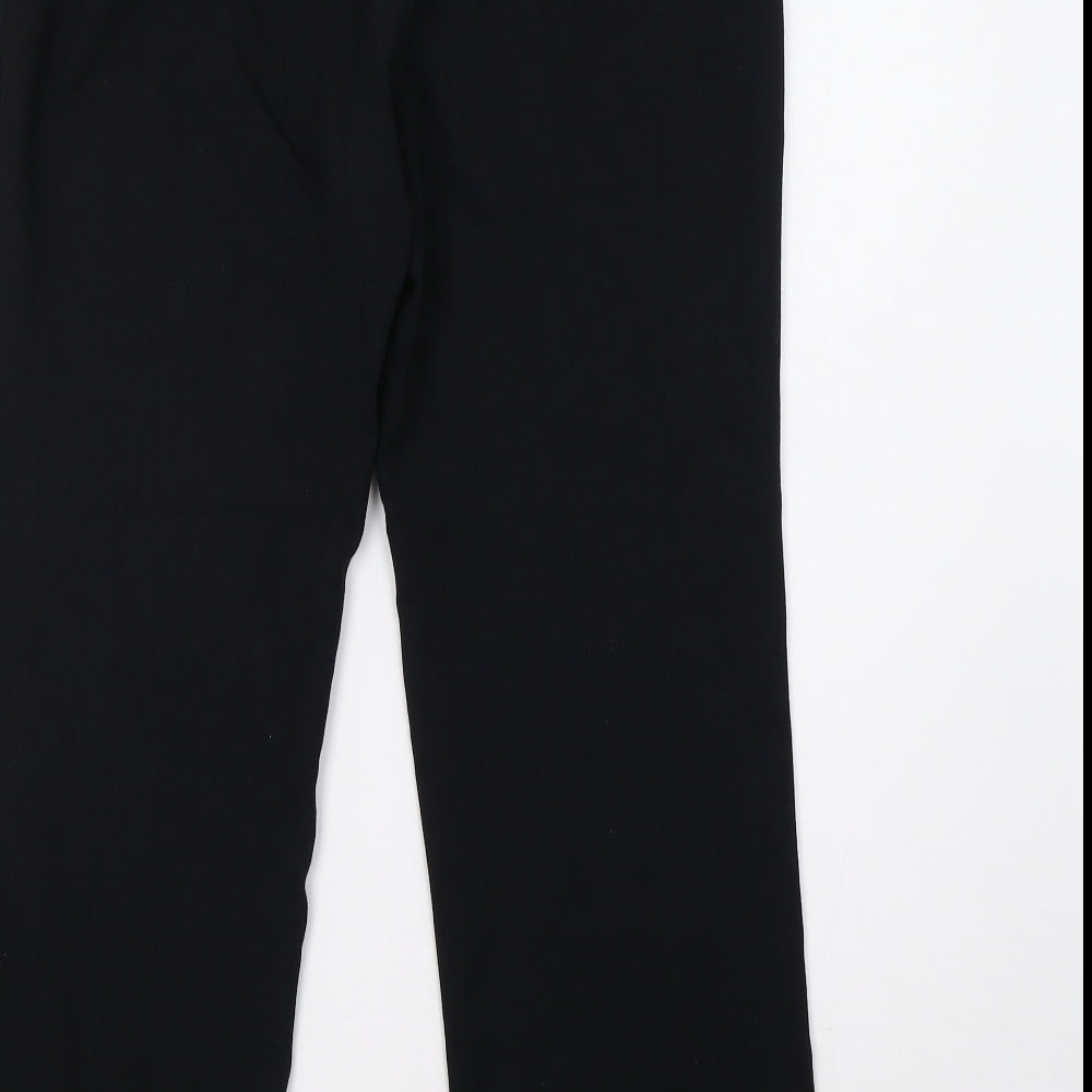 Debenhams Womens Black Trousers Size 12 L29 in