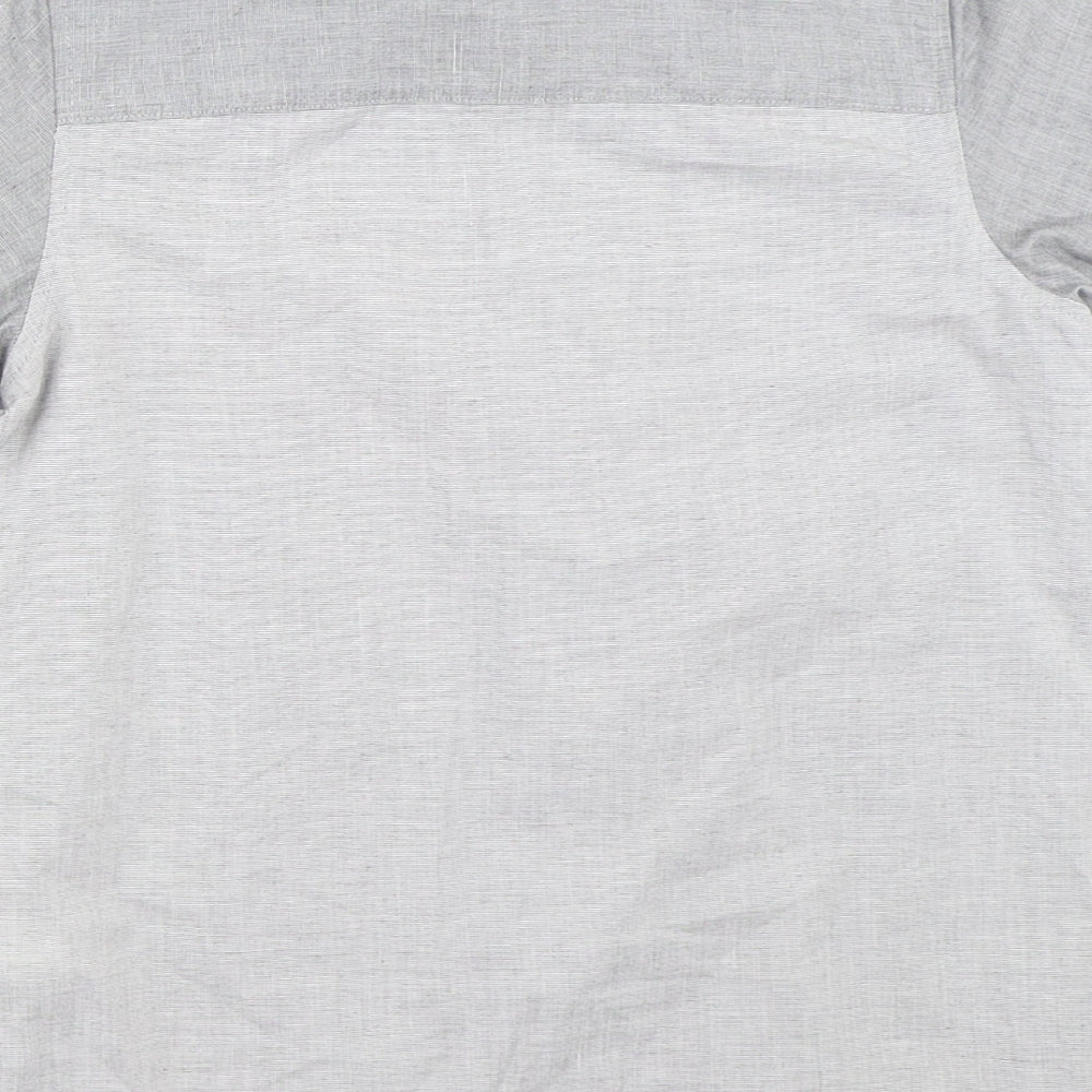 Matalan Boys Grey Basic Button-Up Size 9 Years