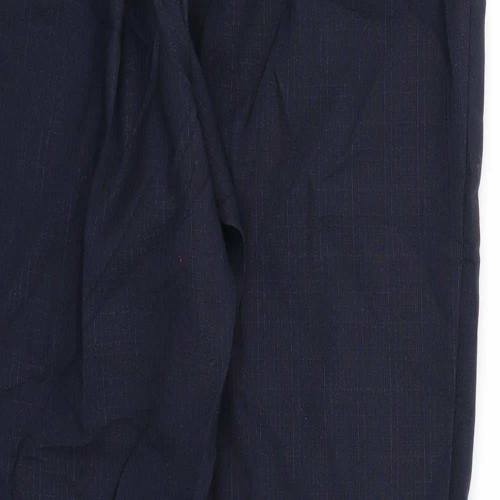 Marks and Spencer Womens Blue Trousers Size 14 L25 in