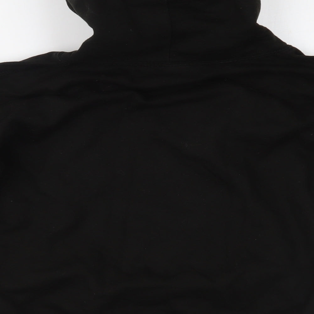 Awdis Boys Black Pullover Hoodie Size 9-10 Years