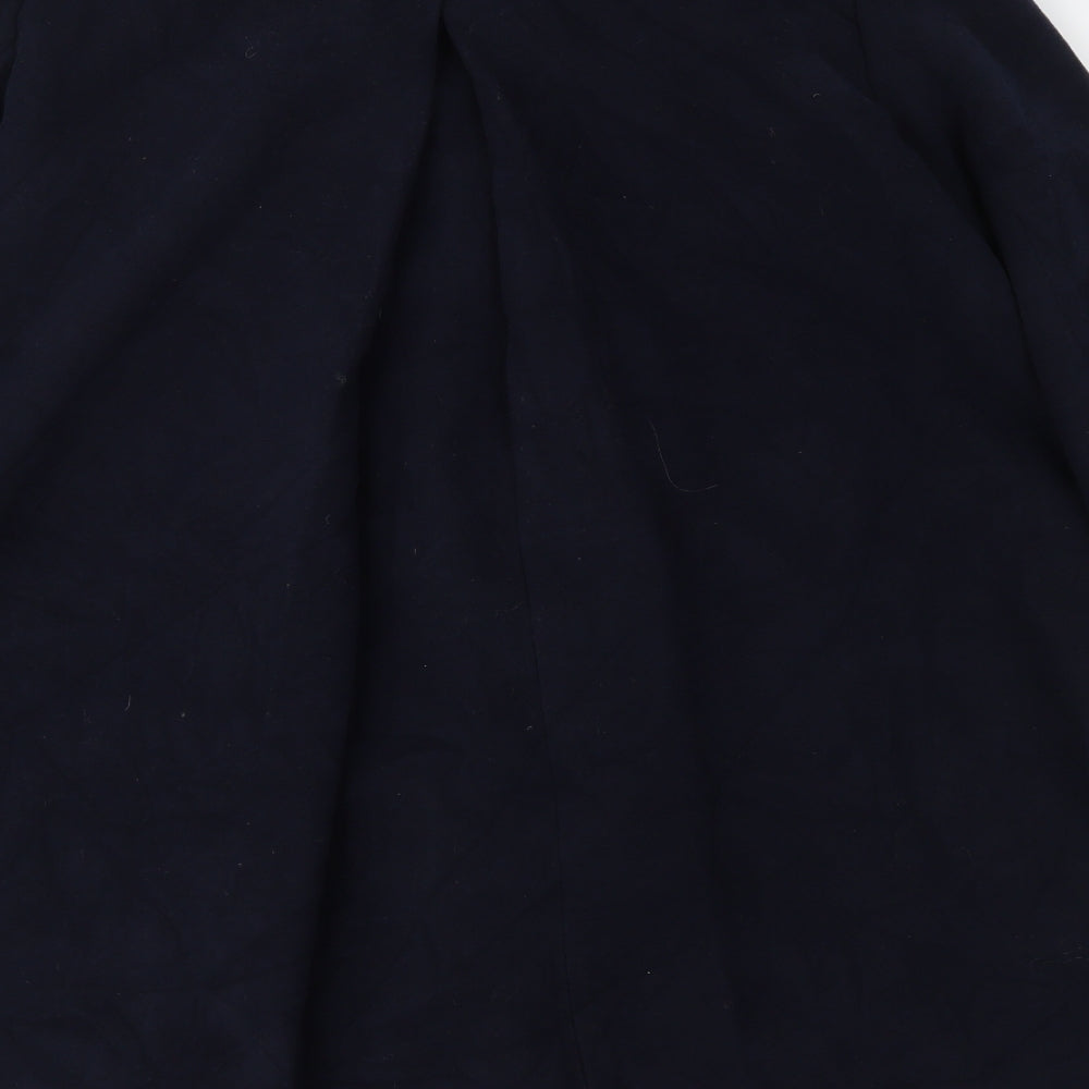 MNG Womens Blue Overcoat Coat Size M