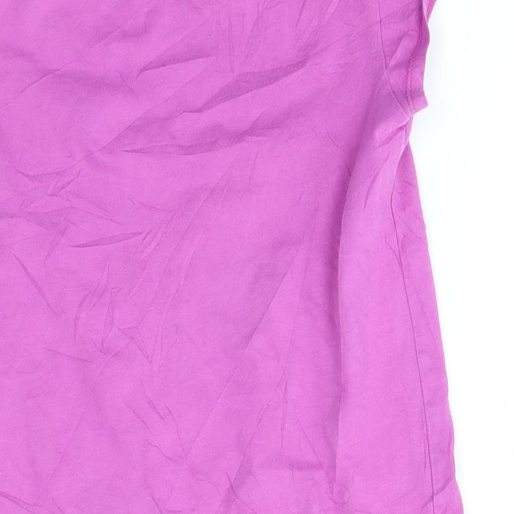 Gap Girls Pink Basic T-Shirt Size 8 Years