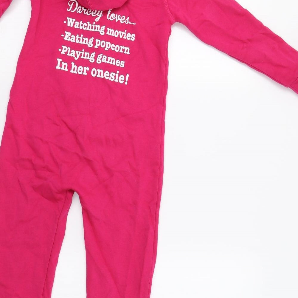 Sparks & Daughters Girls Pink Bodysuit Size 3-4 Years - Onesie