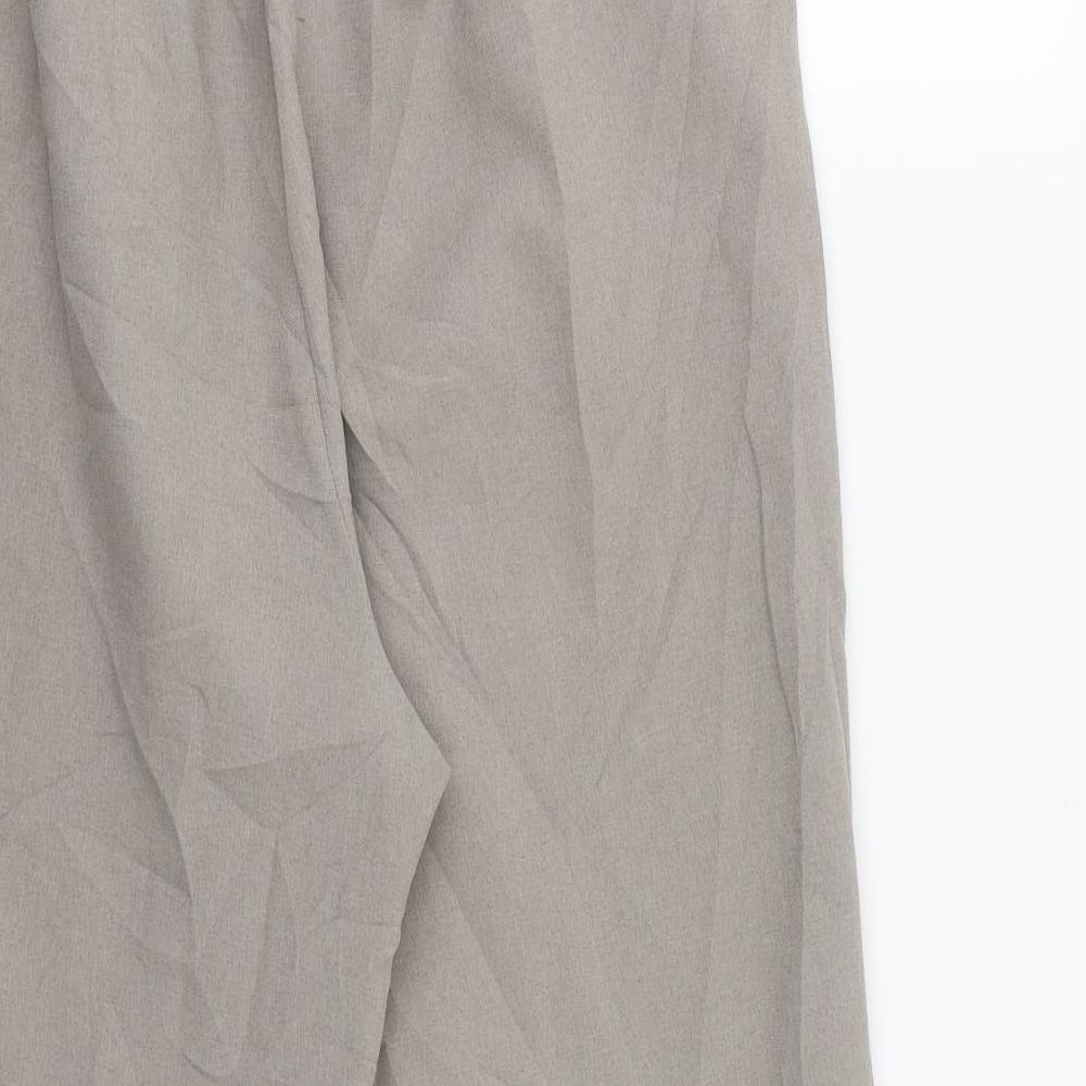 Bonmarch Womens Grey Trousers Size 14 L26 in