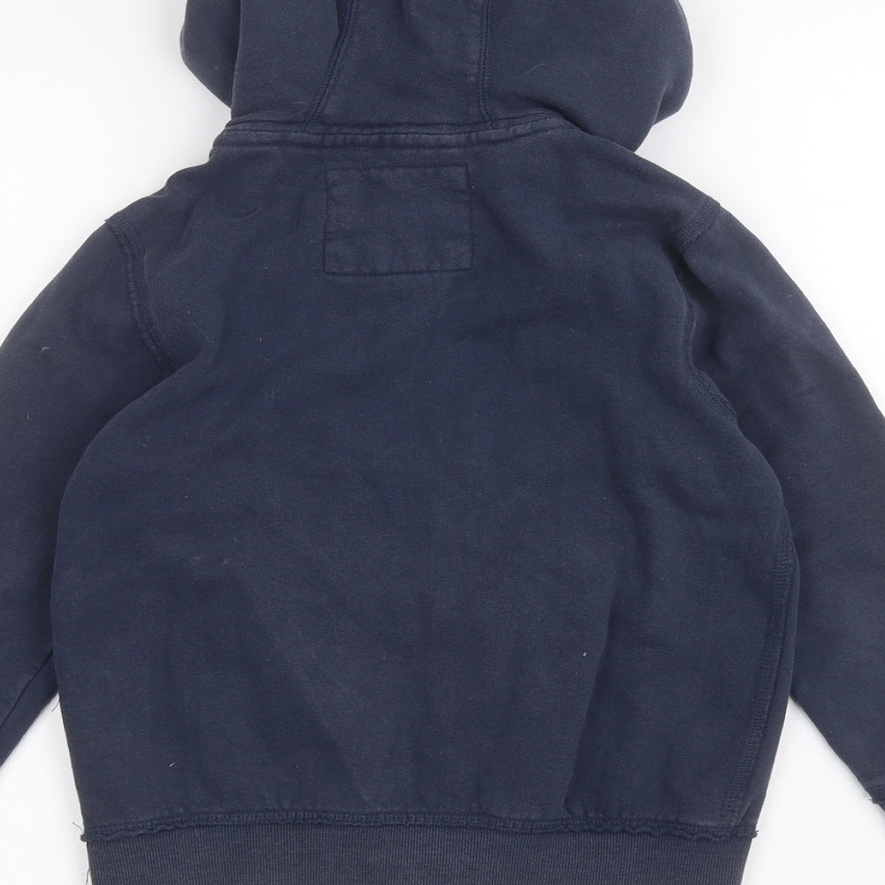 NEXT Girls Blue Full Zip Hoodie Size 6 Years