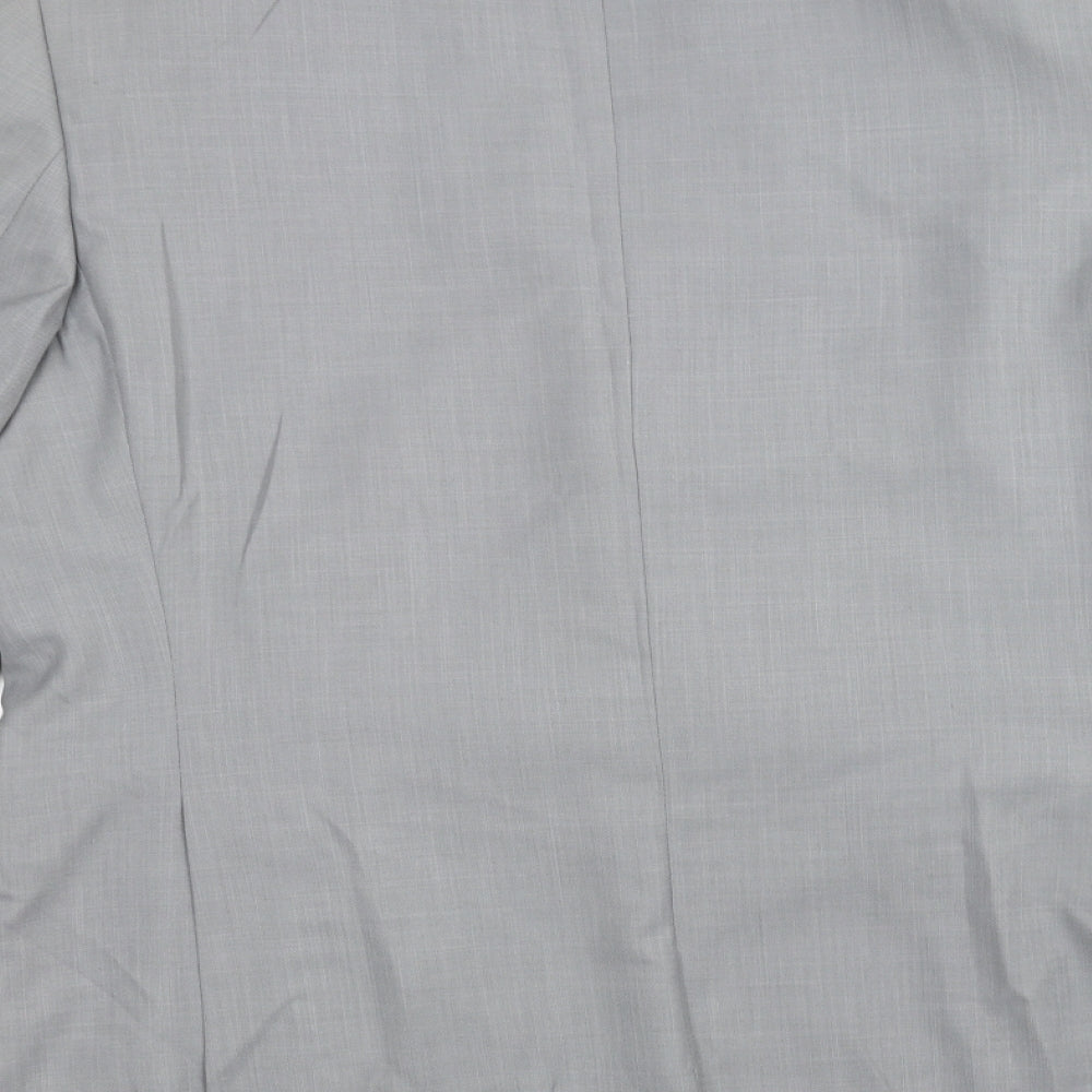 GREENWOODS Mens Grey Jacket Suit Jacket Size 46