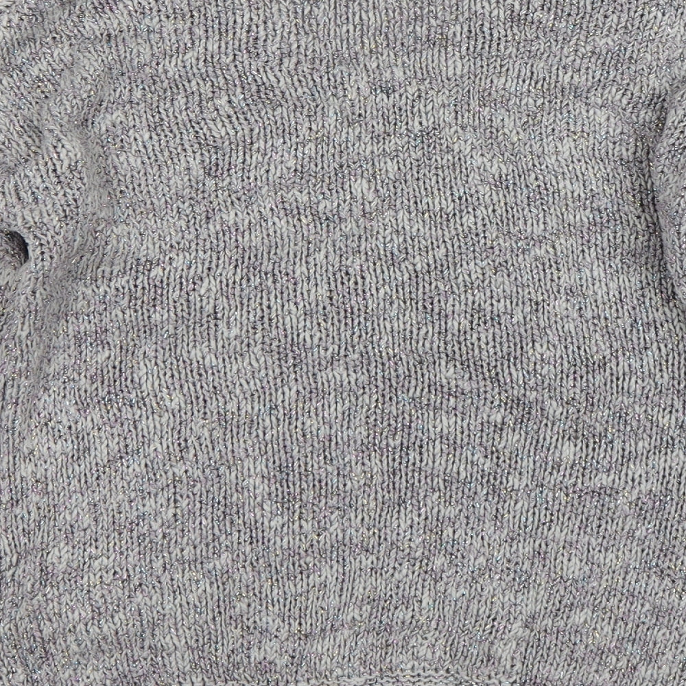 M&S Womens Grey Pullover Jumper Size 8