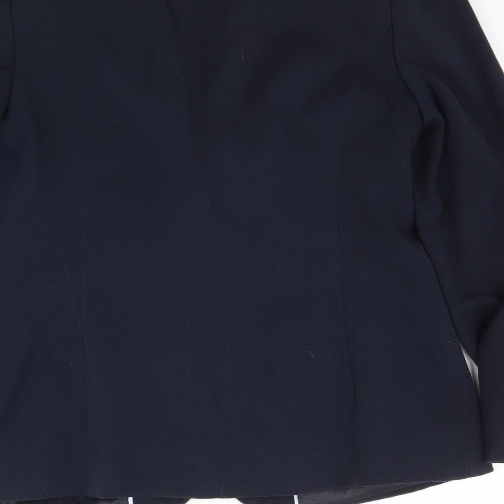 Autonomy Womens Blue Jacket Blazer Size 12