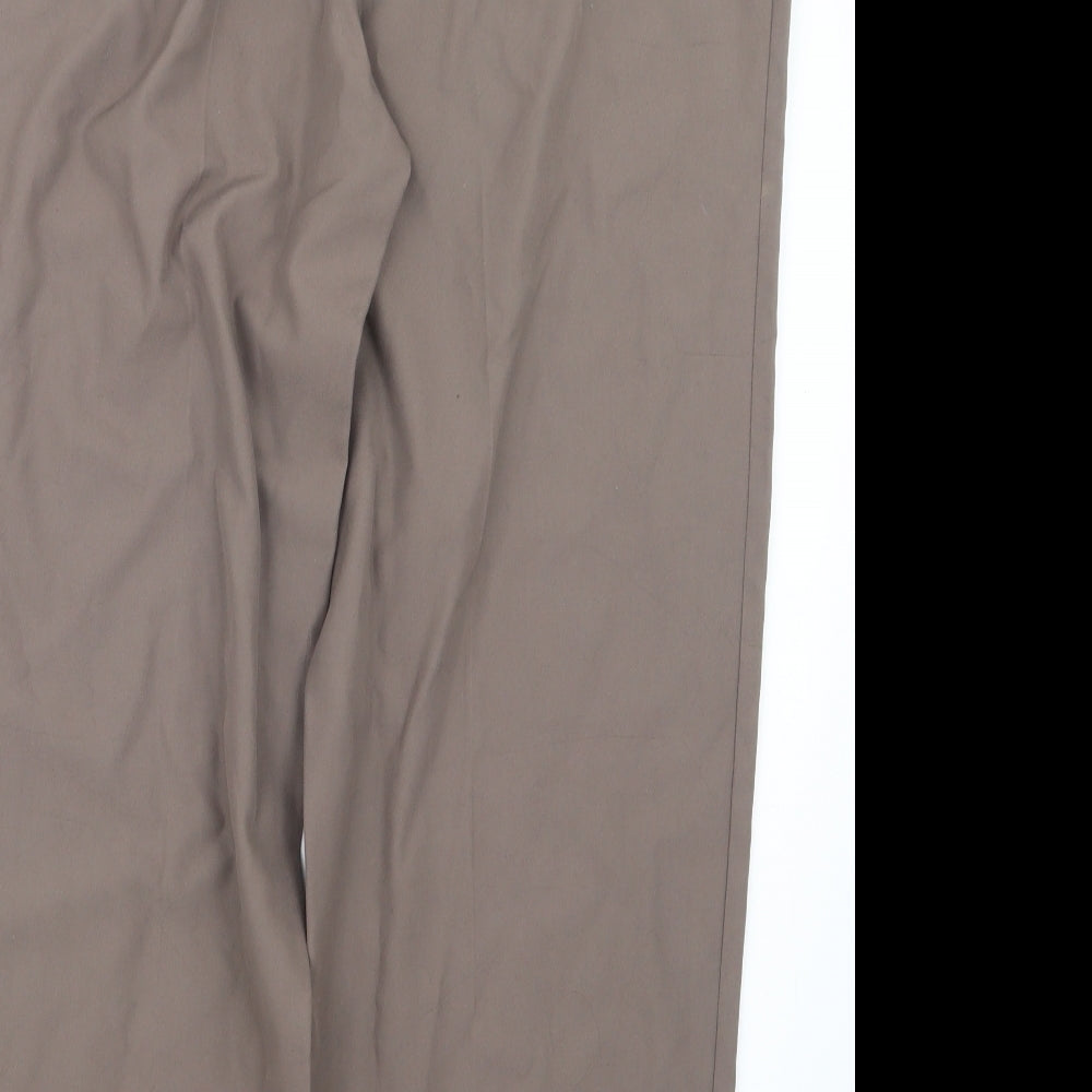 Preworn Womens Brown Trousers Size 29 in L24 in