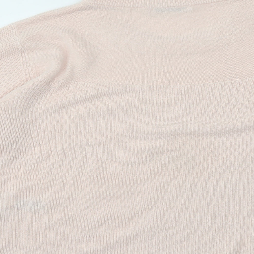 M&S Womens Pink Pullover Jumper Size 12