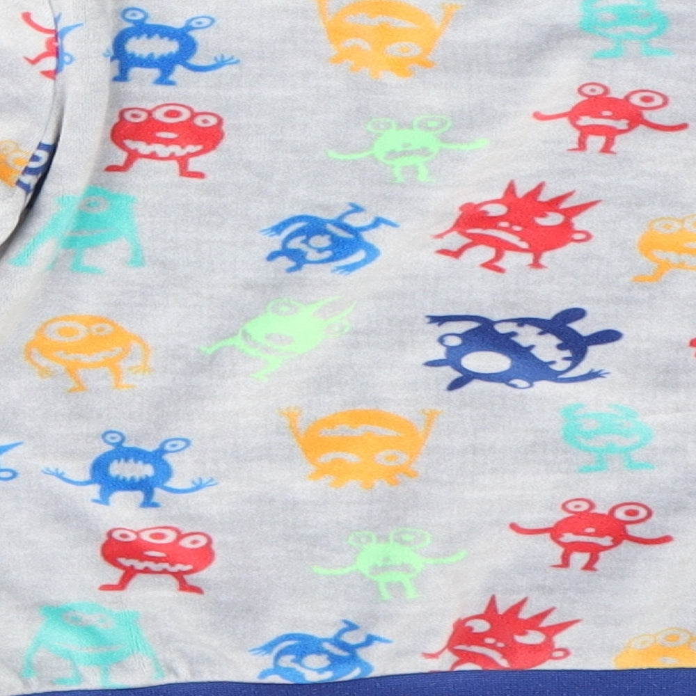 Pep&co Boys Grey Pyjama Top Size 2-3 Years - Monsters