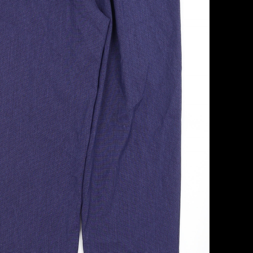 Classic Womens Blue Trousers Size 18 L27 in